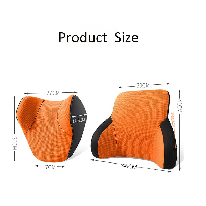 Breathable Cotton Car Headrest Fresh Airflow and All-Day Comfort